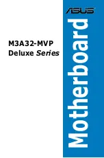 Asus M3A32-MVP DELUXE WIFI-AP User Manual preview