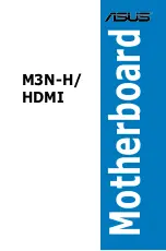 Preview for 1 page of Asus M3N-H HDMI User Manual