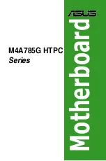 Asus M4A785G HTPC Series User Manual preview