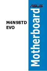 Preview for 1 page of Asus M4N98TD EVO User Manual