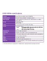 Preview for 10 page of Asus M530w User Manual