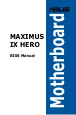 Asus MAXIMUS IX HERO Bios Manual preview