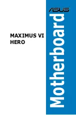 Asus MAXIMUS VI HERO Manual preview