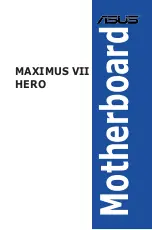 Asus Maximus VII Hero Manual предпросмотр