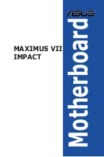 Asus MAXIMUS VII IMPACT User Manual preview