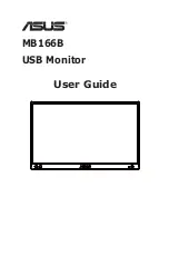 Asus MB166B User Manual preview