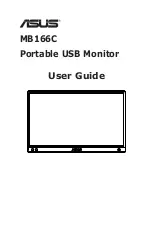 Asus MB166C User Manual preview