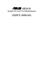 Asus MEW-B User Manual preview