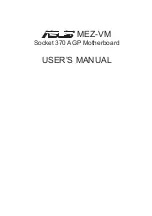 Asus MEZ-VM User Manual preview