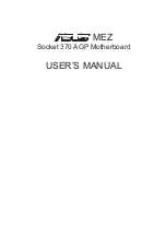 Preview for 1 page of Asus MEZ User Manual