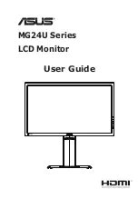 Предварительный просмотр 1 страницы Asus MG24UQ User Manual