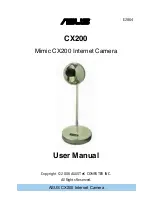 Asus Mimic Internet Camera CX200 User Manual preview