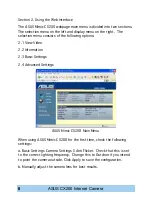Preview for 12 page of Asus Mimic Internet Camera CX200 User Manual
