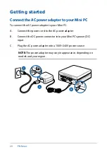 Предварительный просмотр 20 страницы Asus Mini PC PN62 User Manual