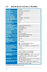 Preview for 18 page of Asus ML248 Series User Manual