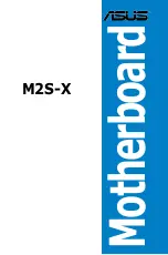 Preview for 1 page of Asus Motherboard M2S-X User Manual