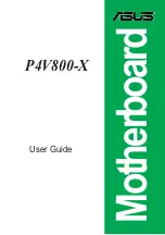 Asus Motherboard P4V800-X User Manual preview