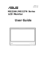 Asus MS226H User Manual preview