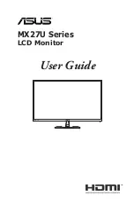 Asus MX27U series User Manual preview