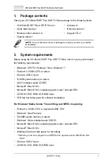 Preview for 2 page of Asus MY CINEMA-U3100 MINI PLUS Quick Start Manual