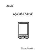 Asus MyPal A730 Handbook preview