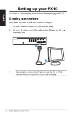 Preview for 14 page of Asus NOVALITE SURF PX10 User Manual