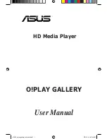 Предварительный просмотр 1 страницы Asus O!PLAY GALLERY User Manual