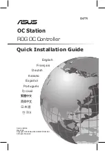 Preview for 1 page of Asus OC STATION Quick Installation Manual