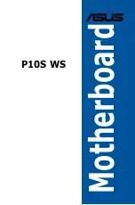 Asus P10S WS User Manual preview