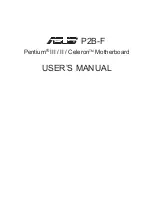 Asus P2B-F User Manual preview