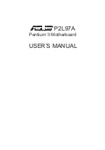 Asus P2L97A User Manual preview