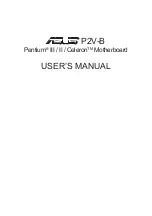 Asus P2V-B User Manual preview