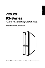 Asus P3 Series Installation Manual preview