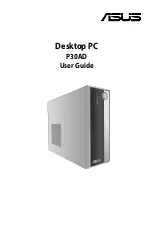 Asus P30AD User Manual preview