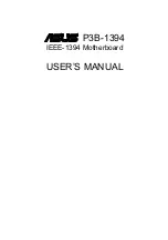 Preview for 1 page of Asus P3B-1394 User Manual