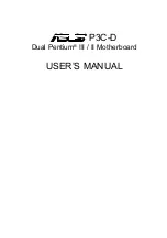 Preview for 1 page of Asus P3C-D User Manual