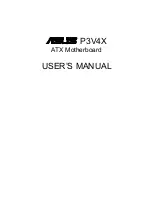 Asus P3V4X User Manual preview