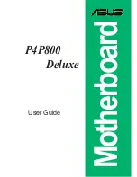 Preview for 1 page of Asus P4P800 DELUXE User Manual