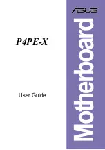 Preview for 1 page of Asus P4PE-X User Manual