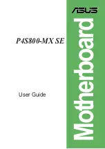 Asus P4S800-MX SE User Manual preview