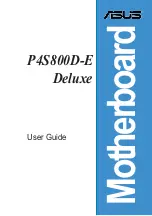 Preview for 1 page of Asus P4S800D-E Deluxe User Manual