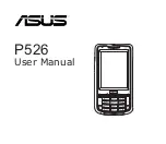 Preview for 1 page of Asus P526 User Manual