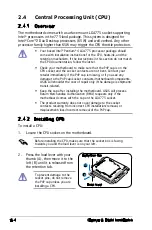 Preview for 22 page of Asus P5945GC V Series Installation Manual