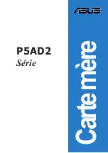 Preview for 1 page of Asus P5AD2 Deluxe (French) Guide D'Installation