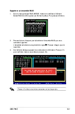 Preview for 147 page of Asus P5B-E - AiLifestyle Series Motherboard (French) Guide D'Installation