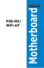 Asus P5B-MX WIFI-AP User Manual preview