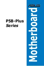 Preview for 1 page of Asus P5B-PLUS User Manual