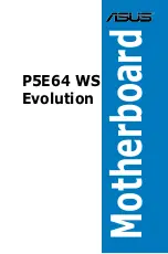 Asus P5E WS PRO Installation Manual preview