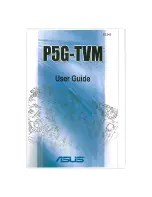 Asus P5G-TVM User Manual preview