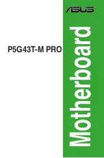 Asus P5G43T-M - Motherboard - Micro ATX User Manual preview